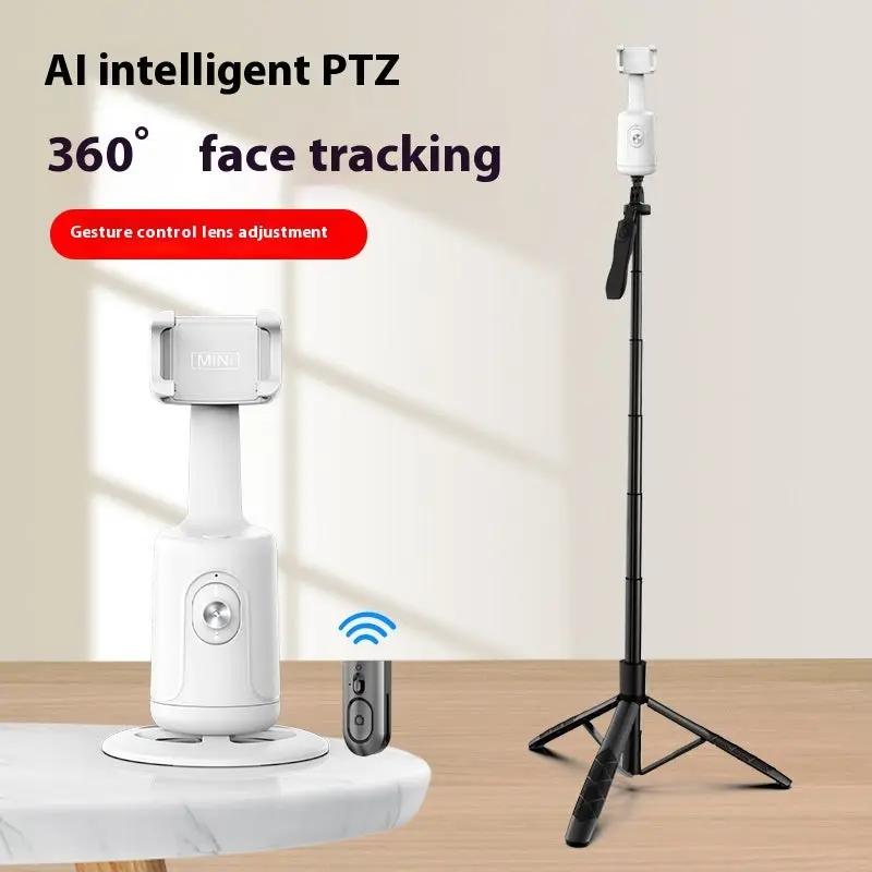 360 Auto Face Tracking Gimbal AI Smart Gimbal Face Tracking Auto Phone Holder For Smartphone Video Vlog Live Stabilizer Tripod - NordicTech