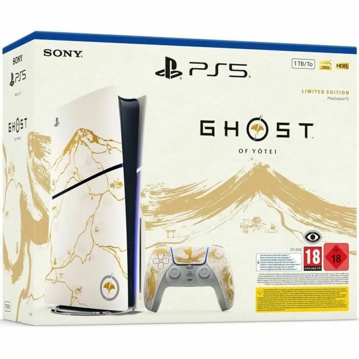 PlayStation 5 Ghost of Yotei Gold Limited Edition Bundle - NordicTech