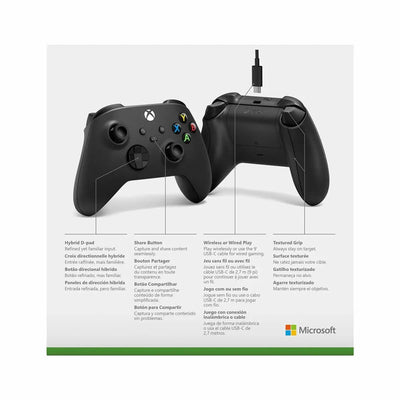 Wireless Gaming Controller Microsoft XBOX SERIES Black Xbox®-19