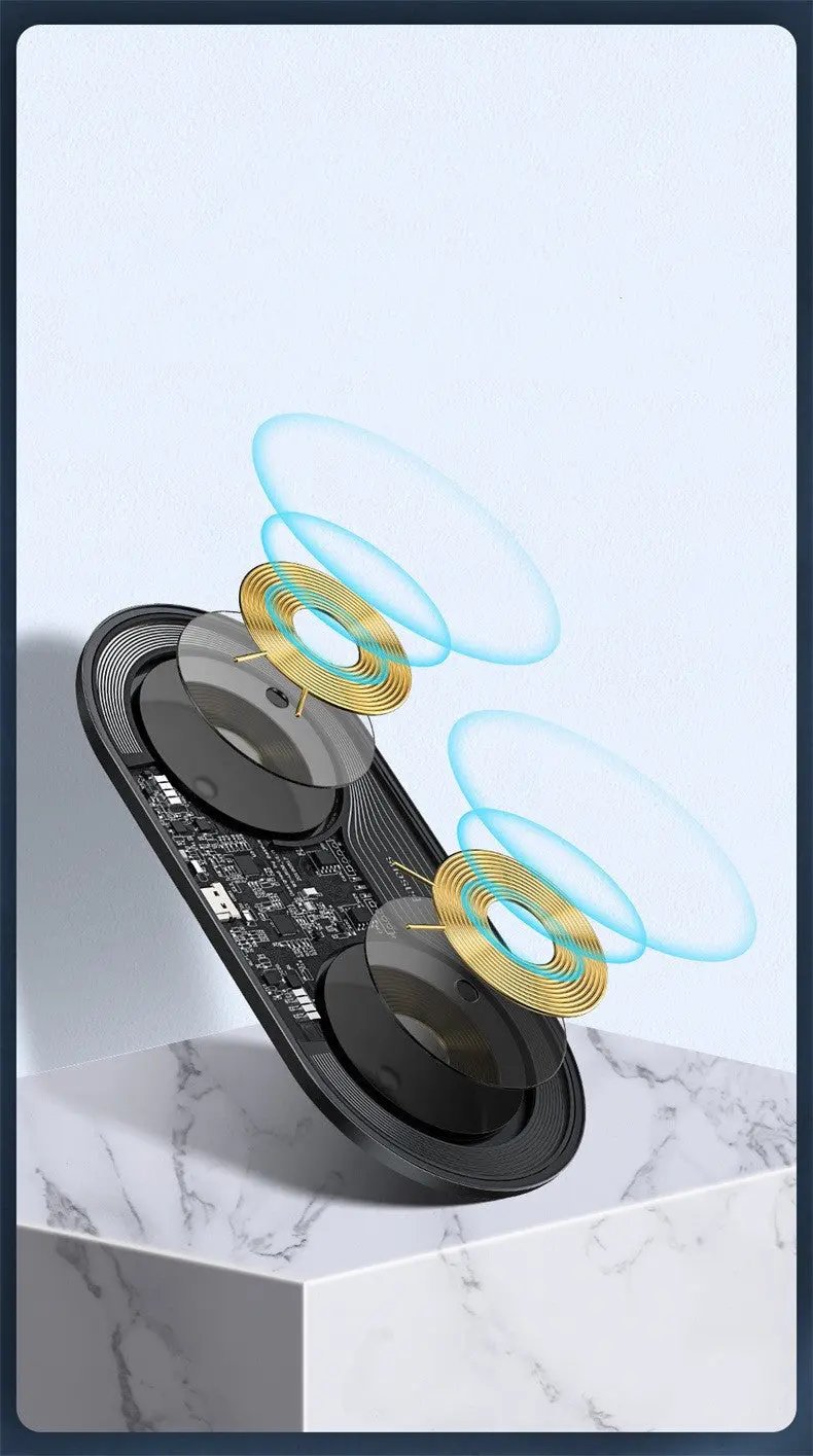 Mini Fast Charge 24W Wireless Charger Mobile Phone Power Adapter - NordicTech