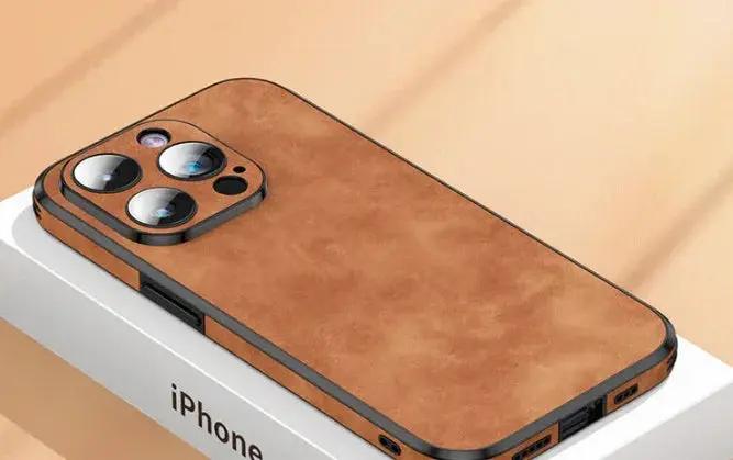 Mobile Phone Shell For IPhone Simple Sheepskin Men's High Sense - NordicTech