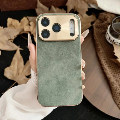 Phone Case Electroplated Metal Fine Hole Lens Protective Cover - NordicTech