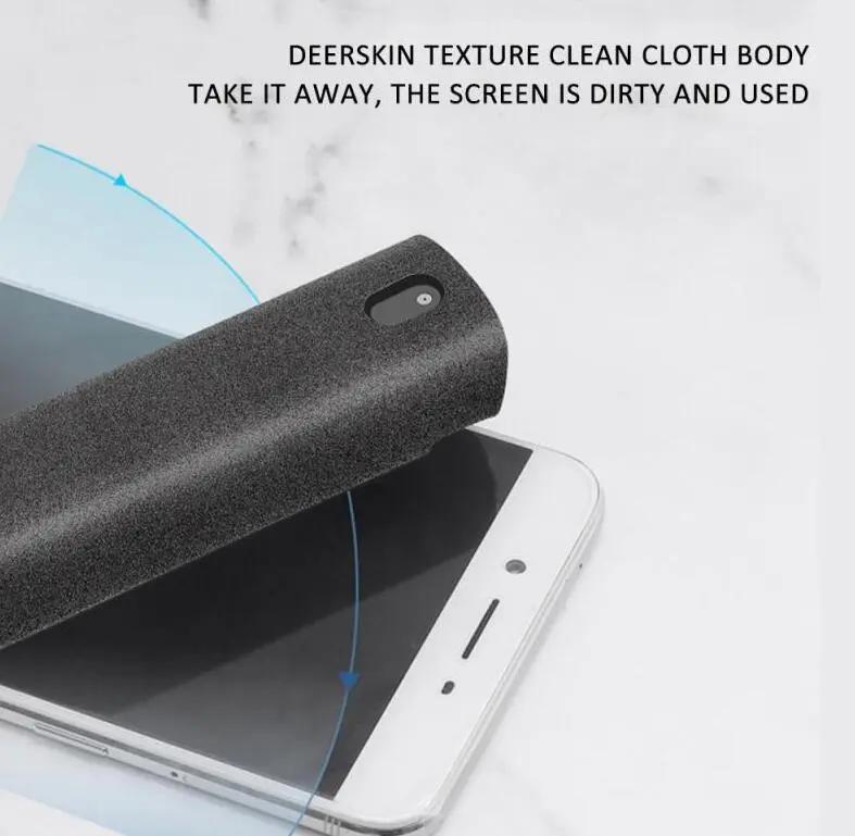 2 In 1 Phone Computer Screen Cleaner Kit For Screen Dust Removal Microfiber Cloth Set - NordicTech