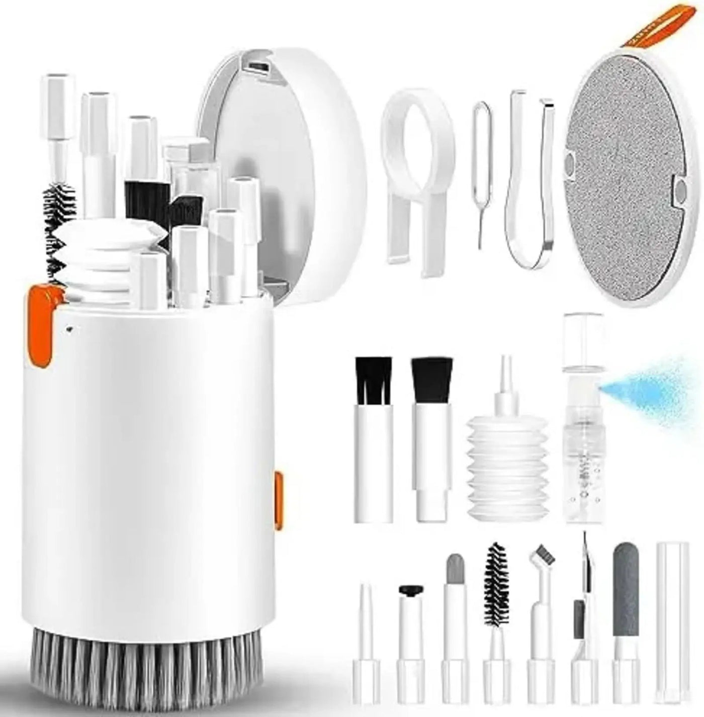 20 In 1 Laptop Phone Screen Cleaner Kit, Computer Keyboard Cleaning Brush For Phone AirPods MacBook IPad, Multifunctional Electronic Device Clean Tool For Camera Tablet Car Screens - NordicTech