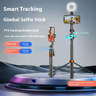 Smart Face Tracking PTZ Bluetooth Selfie Stick - NordicTech