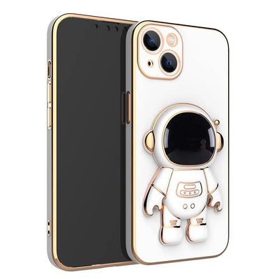 3D Astronaut Phone Case Anti-Drop Electroplating Bracket - NordicTech