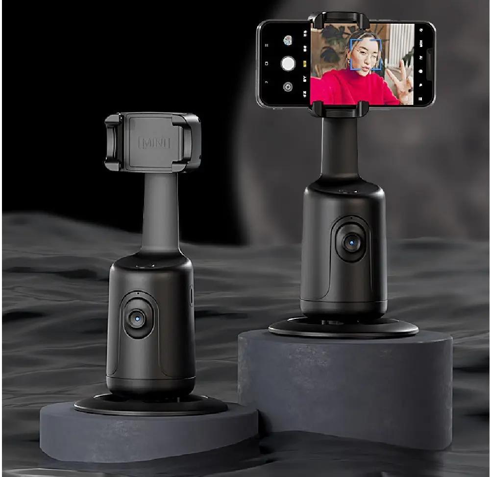 360 Auto Face Tracking Gimbal AI Smart Gimbal Face Tracking Auto Phone Holder For Smartphone Video Vlog Live Stabilizer Tripod - NordicTech