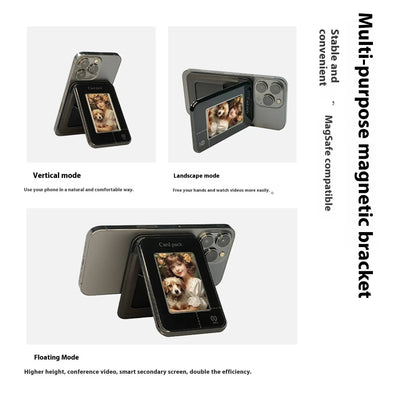 E-ink Screen Card Holder Magnetic Bracket Phone Case - NordicTech