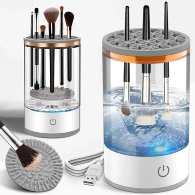 Makeup Brush Cleaner Automatic Rotating Makeup Brush Cleaner USB Portable Electric Cosmetic Makeup Brush Rotary Washing Machine NordicTech