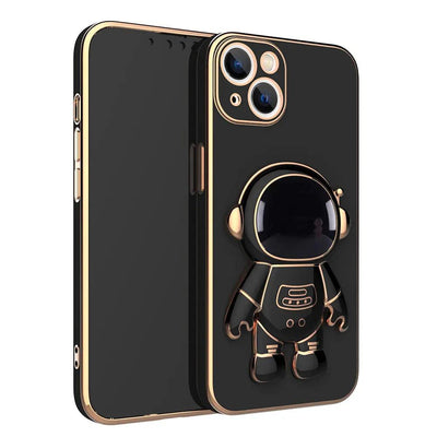 3D Astronaut Phone Case Anti-Drop Electroplating Bracket - NordicTech