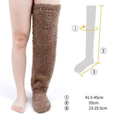 Soft Leg Warmers - Warm Keeping Socks for Home Use Sony
