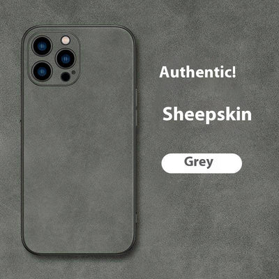 Mobile Phone Shell For IPhone Simple Sheepskin Men's High Sense - NordicTech