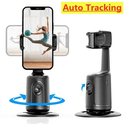 360 Auto Face Tracking Gimbal AI Smart Gimbal Face Tracking Auto Phone Holder For Smartphone Video Vlog Live Stabilizer Tripod - NordicTech
